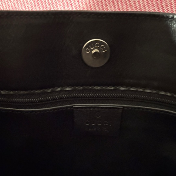 Gucci Jackie VTG Black Leather Hobo bag - Picture 13 of 16